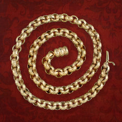 Antique Georgian Pinchbeck Chain Necklace