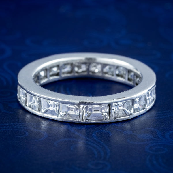 Art Deco Diamond Full Eternity Ring 1.9ct Total