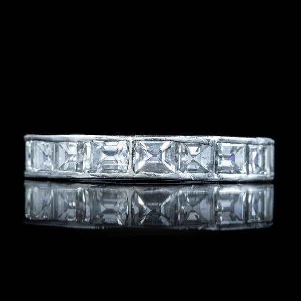 Art Deco Diamond Full Eternity Ring 1.9ct Total