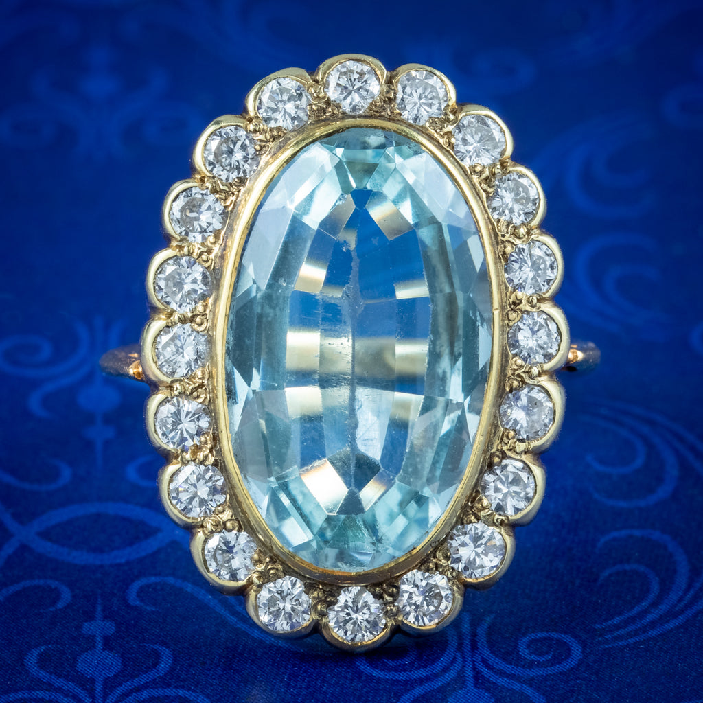 Vintage aquamarine hot sale