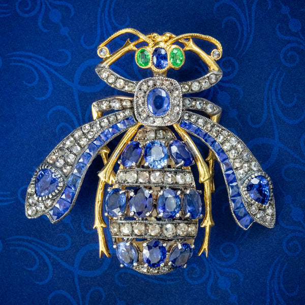 The Antique Jewellery Company Edwardian Spider & Turtle Brooch Set